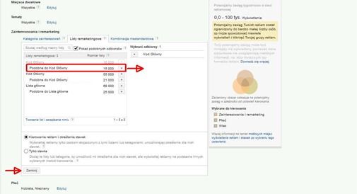 Wybór List Odbiorców w Google AdWords